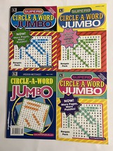 Lot 4 Kappa Superb Circle-A-Word Jumbo ​Word Search Seek Puzzle Books 2020 2021 - £17.16 GBP