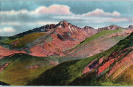 Longs Peak over the Depths of Forest Canyon Colorado Postcard - £23.76 GBP