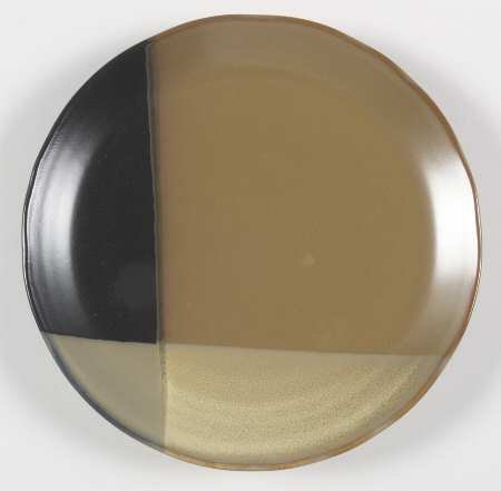 SANGO Gold Dust Black Round Salad Plate - $23.99