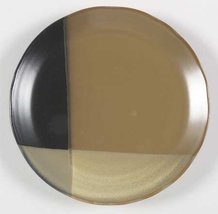 SANGO Gold Dust Black Round Salad Plate - £18.78 GBP