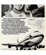 1972 Delta Airlines Advertisement 747 Mammoth Plane Aviation Vintage DWW10D - $35.02 CAD