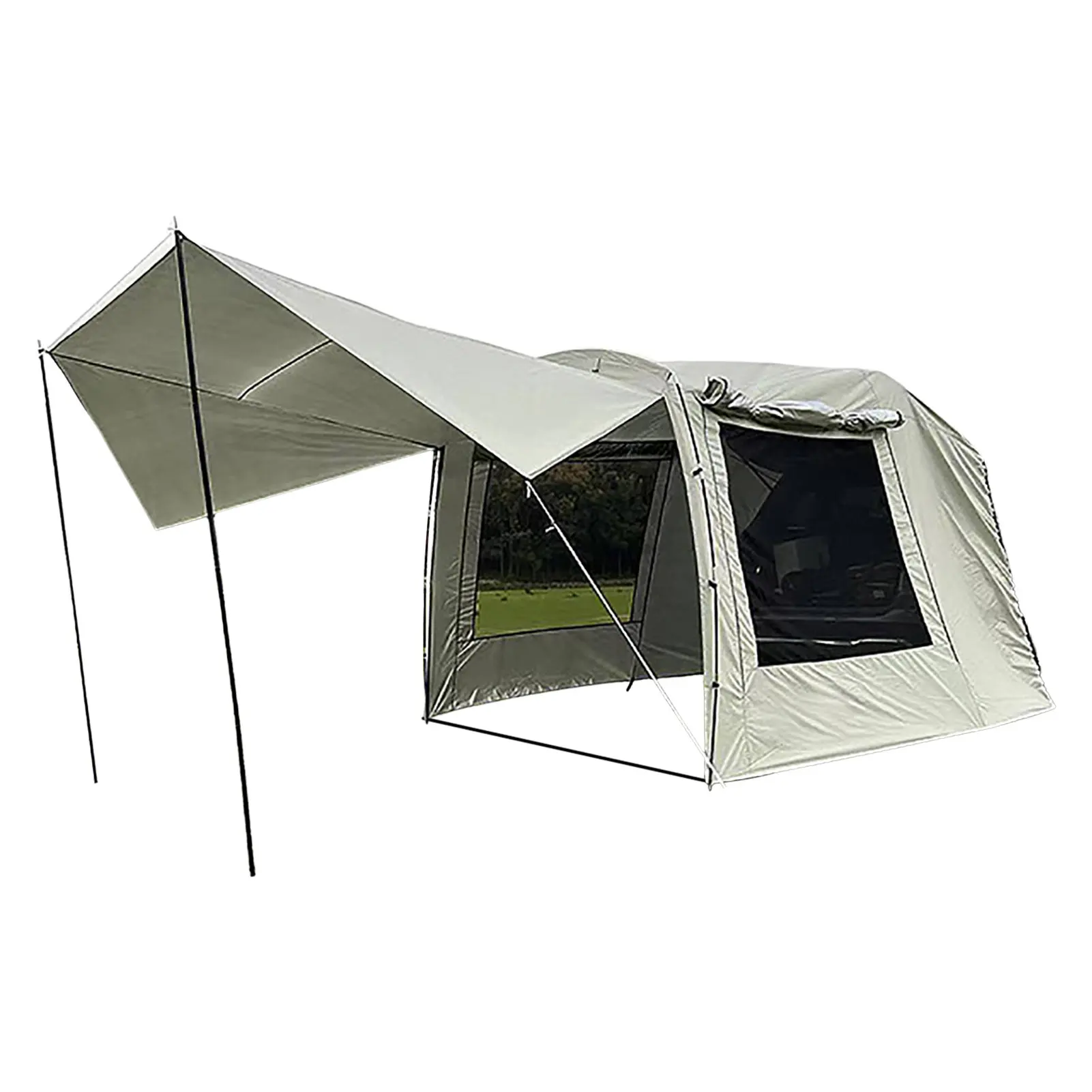 Car Awning  Shelter Car Tailgate Tent  Shelter Large Shade Space For 5-6 Person  - £269.70 GBP