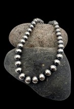 Authenticity Guarantee 
New Navajo Handmade Sterling Silver 14mm Navajo Pearl... - £518.37 GBP