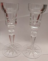 Marquis By Waterford Crystal Calais 6&quot; Candlestick Pair - £17.26 GBP