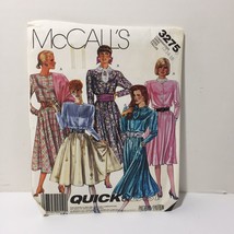 McCall&#39;s 3275 Size 12 14 16 Misses&#39; Dress and Scarf - £10.07 GBP