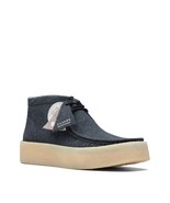 Clarks Men&#39;s Wallabee Cup Boot Black Eco Leather Size 11.5 - $3,134.34 MXN
