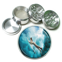 Surfer Pin Up Girls D8 63mm Aluminum Kitchen Grinder 4 Piece Herbs - £13.37 GBP