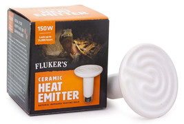 Flukers Ceramic Heat Emitter 150 watt Flukers Ceramic Heat Emitter - £25.77 GBP