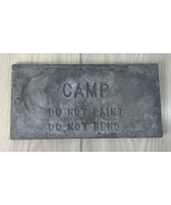 Camp Zinc Plate Hull / Transom Zinc Plate Do Not Paint Do Not Bend - £42.45 GBP