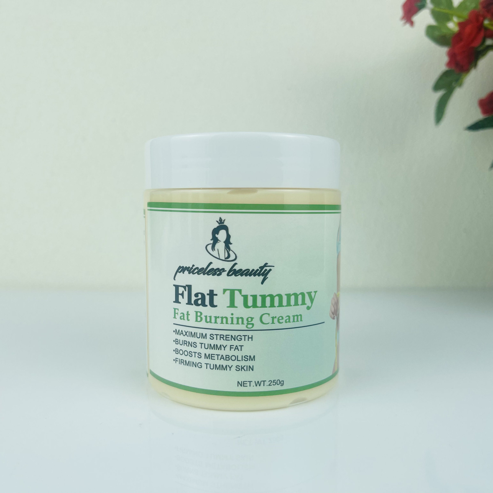 Flat tummy cream, serum and capsules