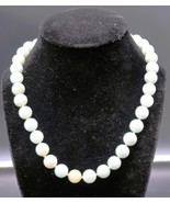 Vtg Natural Green Stone Beaded Graduating Necklace May Be Jay King - $105.25 CAD