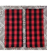 Two (2) ARKWRIGHT HOME ~ Flat ~ Woven ~ Buffalo Plaid ~ Kitchen Towels ~... - £11.78 GBP