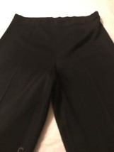 Exclusively Misook Women&#39;s Pants Black Casual Acrylic Crop Pants Size Small - £39.47 GBP