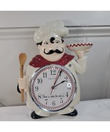 Vintage STERLING &amp; NOBLE CHEF KITCHEN WALL CLOCK Home Is Where The Cook ... - $34.17 CAD