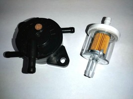 New Fuel Pump &amp; Fuel Filter For John Deere Z445 Z465 Z645 Z655 Z665 Eztrak Units - £23.98 GBP