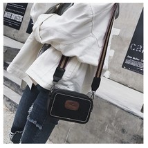 Vintage Printing Wide Strap Crossbody Bags Women Designer Pu Leather Lady Should - £41.21 GBP