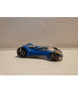Hot Wheels 2000 Vulture Car, Blue w/Flames 1:64 - $95.00 MXN