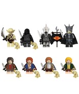 8pcs The Lord of the Rings Witch-king Nazgul Gollum Frodo Sam Minifigure... - $21.99