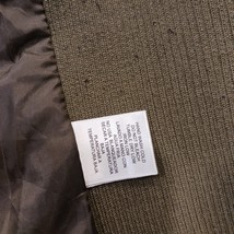 Love Tree Women's Size Small Vest Green Quilted Gold Accents Full Zip Mock Neck image 4