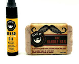 GIBS Manscaper Beard Hair Tattoo Oil 1 oz &amp; The Handle Bar Soap 6 oz - £29.42 GBP