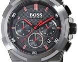 Hugo Boss Watch HB1513361 Men&#39;s Supernova Gun Metal Grey Watch 2 Yr WARR... - $124.80