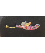 LIZTECH ARTISAN JEWELRY 1998 HERALD HEROLD ANGEL WITH TRUMPET BROOCH 3.5... - €69,26 EUR LIZTECH ARTISAN JEWELRY 1998 HERALD HEROLD ANGEL WITH TRUMPET BROOCH 3.5... - €69,26 EUR