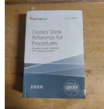 Optum360º Coders Desk Reference for Procedures 2020 ISBN-13: 978-1622545... - $12.00