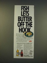 1990 Heinz Vinegars Ad - Orange Roughy with Cucumber Relish recipe - $18.49