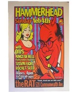 Hammerhead Silkscreen Poster Uncle Charlie Hammer Head - $54.18