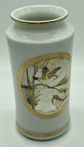 Vintage The Art of Chokin Ceramic Vase Metal Engraving from Japan Small ... - $16.36