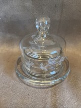 Princess House Heritage Crystal Mini Baby Cake Covered Butter Dish Great... - £11.18 GBP