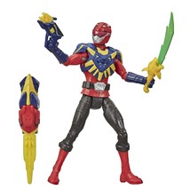 Power Rangers Beast Morphers Beast-X King Red Ranger 6-inch Action Figure Toy In - £23.97 GBP