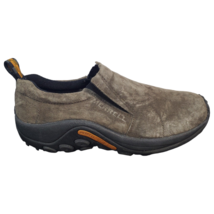 Merrell Women&#39;s Jungle Moc Slip-On Sneakers Gray Brown Suede Leather Womens Sz 8 - £27.74 GBP