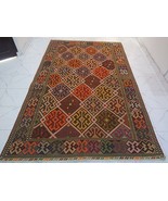 Tribal Flatweave Kilim Rug - 6x10 Afghan Area Rug - Boho Handmade Kilim Rug - $15,572.93 MXN