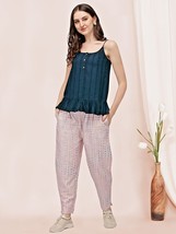 Rama Spaghetti Top With Comfortable Pant A Perfect Casual Wear co-ord. Set S-XL - £36.01 GBP