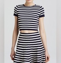 Lucy Paris Striped Knit Crop Top &amp; Flare Skirt - £50.63 GBP
