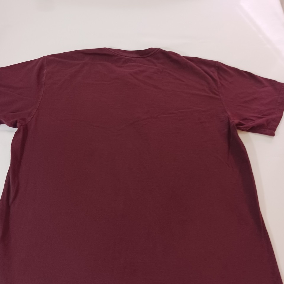 Carhartt K84 PRT Men's Burgundy Cotton Short Sleeve Henley T-Shirt Size Large Item image 14