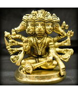 Panchmukhi Hanuman Idol In Brass - €68,53 EUR Panchmukhi Hanuman Idol In Brass - €68,53 EUR