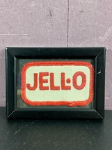 Jell-O Brand Unform Hat Patch Advertising Vintage Rare Framed 2.5 x 1.5 - £10.88 GBP