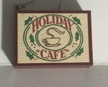 Vintage Holiday Cafe 1991 Matchbox Memories Christmas Decoration XM1 - $9.89