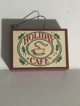 Vintage Holiday Cafe 1991 Matchbox Memories Christmas Decoration XM1 - £7.82 GBP