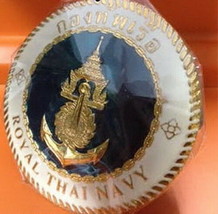 Royal Thai Navy Car Badge Thailand Metal Transportation Collectible - $46.40