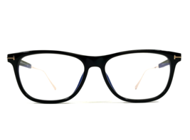 Tom Ford Eyeglasses Frames TF5589-B 001 Black Gold Square Full Rim 55-15-145 - $197.99