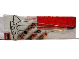 Pro Fresh Stainless Steel Barbeque Skewers 4 Pack - $28.13