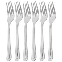 Gibson Home Tustin 6 Piece Stainless Steel Dinner Fork Flatware Set in S... - $38.32
