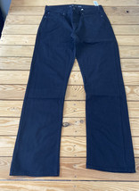 old navy NWT Mens straight leg jeans size 34x34 black C7 - $13.55