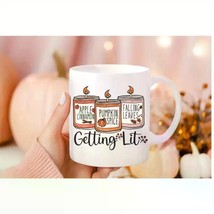 1pcs 11oz Getting Lit Autumn Mug, Candle Lovers Mug, Thanksgiving Gift, ... - $12.64