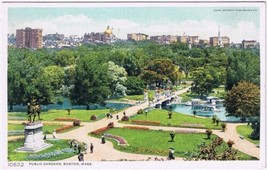 Postcard Public Gardens Boston Massachusetts - $4.94