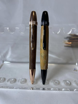 Elegant Handcrafted Wooden Pens Set – Dual Color Design - £20.09 GBP