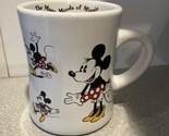 Disney Store The Many Moods Of Minnie Mouse Mug Cup 16 Oz Retired Vintage - $23.36